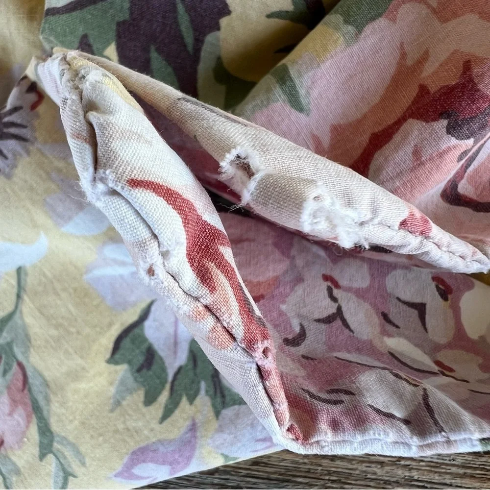 Vintage Ralph Lauren Sophie Brooke Standard Pillowcase Pair Cottagecore FLAWS